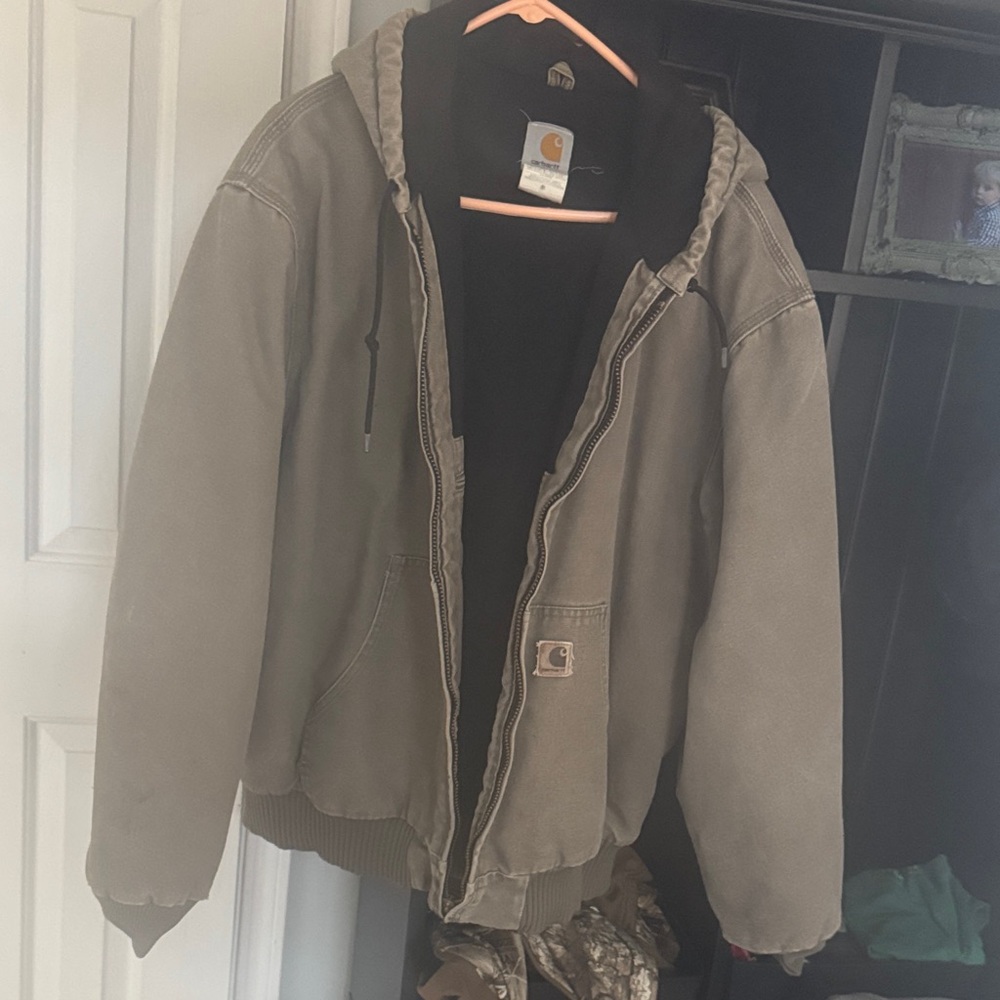 Carhartt Brown Hooded Jacket